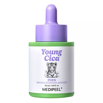 Заспокійлива ампульна сироватка з PDRN та екзосомами MEDIPEEL Young Cica PDRN Trouble Soothing Ampoule, 50 мл 12322 фото
