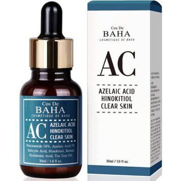 Сироватка проти акне Cos De Baha AC Azelaic Acid Hinokitiol Clear Skin Serum 30 мл 0545 фото