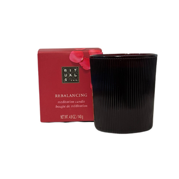 Ароматична свічка у склянці Rituals The Ritual of Ayurveda Scented Candle витончений аромат мигдальної олії та індійської троянди 140 г 0766 фото