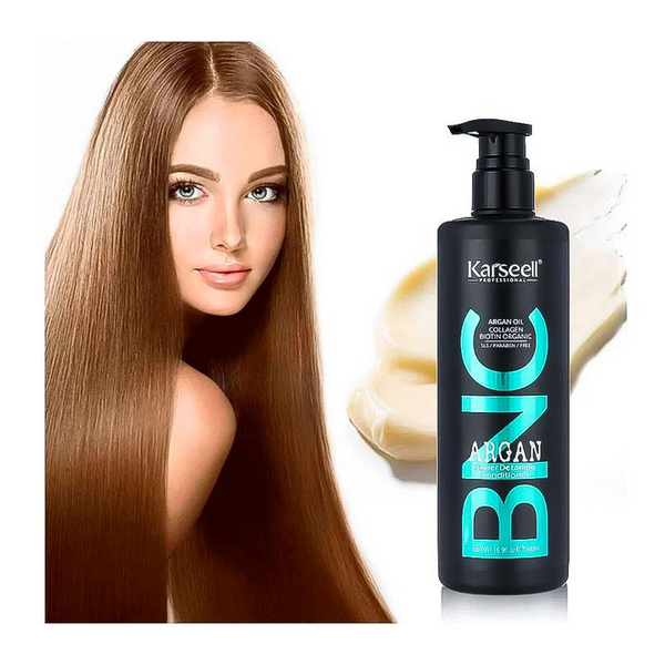Живильний кондиціонер Karseell BNC Argan Super Detangle Conditioner для зволоження та гладкості волосся, 500 мл 0981 фото